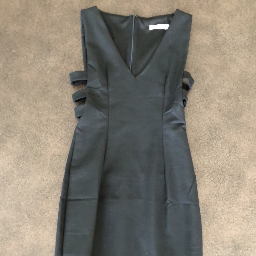 Tight Black Cutout Dress